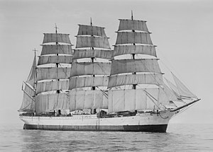 Four-masted, iron-hulled barque Herzogin Cecilie Herzogin Cecilie SLV AllenGren.jpg