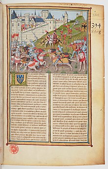Histoire de la guerre sainte de Guilaume de Tyr - BNF Fr2824 f1r (bataille de Ninive) .jpg