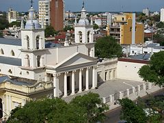 La cathédrale de Corrientes.