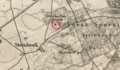 Auf der Karte von 1893 ist die Lage des ehemaligen Wassermühlenteiches Steinbeck-Primank zu erkennen.