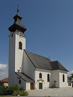 The catholic church in Viehdorf