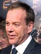 Kiefer Sutherland's portrayal of Jack Bauer revived his career and won many awards. Kiefer Sutherland at 24 Redemption premiere 1 (headshot).jpg