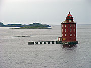 Утраври çыран хĕрринчи маяк. Kjeungskjær, Норвеги.