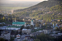 Вигляд на Богоявленський монастир із Замкової гори