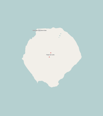 Location map United Kingdom Tristan da Cunha