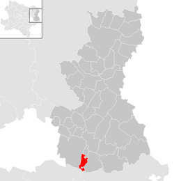 Location within Gänserndorf district