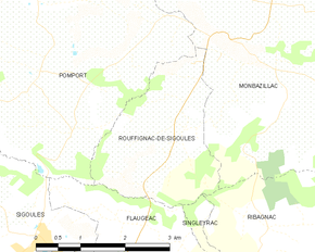 Poziția localității Rouffignac-de-Sigoulès