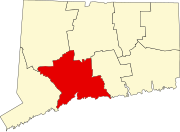 Map of Connecticut highlighting New Haven County.svg