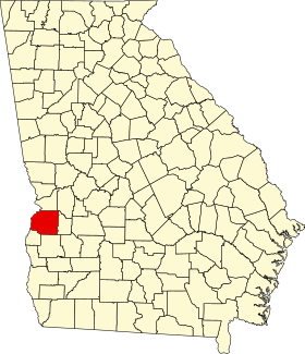 Localisation de Comté de Stewart(Stewart County)