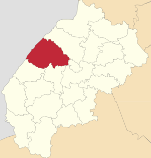 Явараўскі раён на мапе