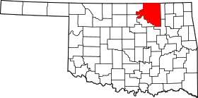 Localisation de Comté d'Osage(Osage County)
