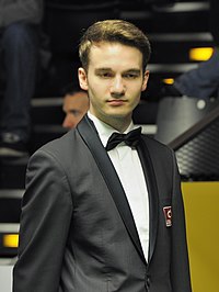 Marcel Eckardt arbitrant un match du Masters d'Allemagne 2013 à Berlin