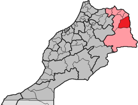 Localisation de Province de Jerada