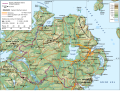 Image 6A relief map of Northern Ireland