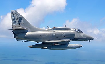 A-4 Skyhawk de la Marina de Brasil.