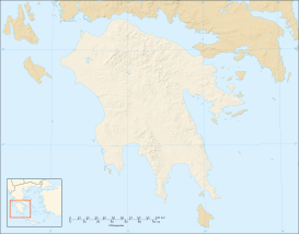 Nueva fortaleza de Navarino ubicada en Peloponeso