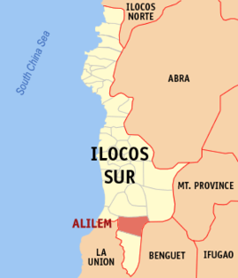 Alilem na Ilocos Sul Coordenadas : 16°53'12.78"N, 120°31'51.63"E