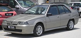 Proton Saga (re-release; second facelift) (front), Serdang.jpg