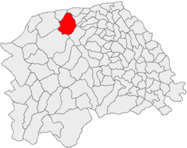 Location in Suceava County