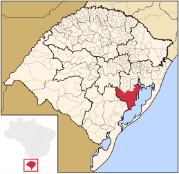 Camaquã – Mappa