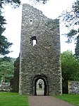 Cross Road, Remains Of The Cross Kirk With Boundary Walls