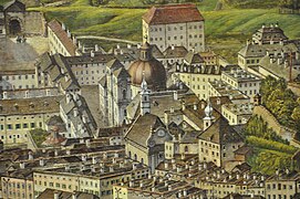 Panorama der Stadt Salzburg , de Johann Michael Sattler (1825–1829)