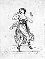 18. Danseuse, dessin de Schadow (1796)