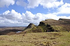 Quiraing in zuidelijke richting