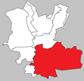 Situering Gifhorn-stad binnen de gemeente Gifhorn