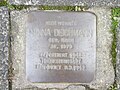 der Stolperstein für Minna Deichmann