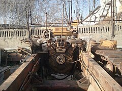 Рама разобранного трактора Т-170М.01