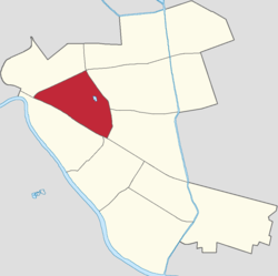 Location of Tangjiakou Subdistrict within Hedong District