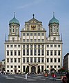 Augsburger Rathaus, Renaissance von außen...
