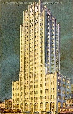 Toronto Star Building 1929