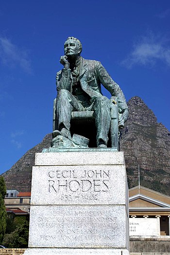 University of Cape Town - Statue of Rhodes