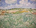 Vincent van Gogh: Ebene bei Auvers mit Regenwolken, 1890
