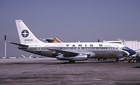 PP-VMK, le Boeing 737 de la Varig impliqué dans l'accident, ici en octobre 1983