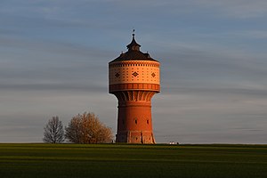 37. Platz: Luna Moonshine mit Wasserturm in Mittweida im Landkreis Mittelsachsen