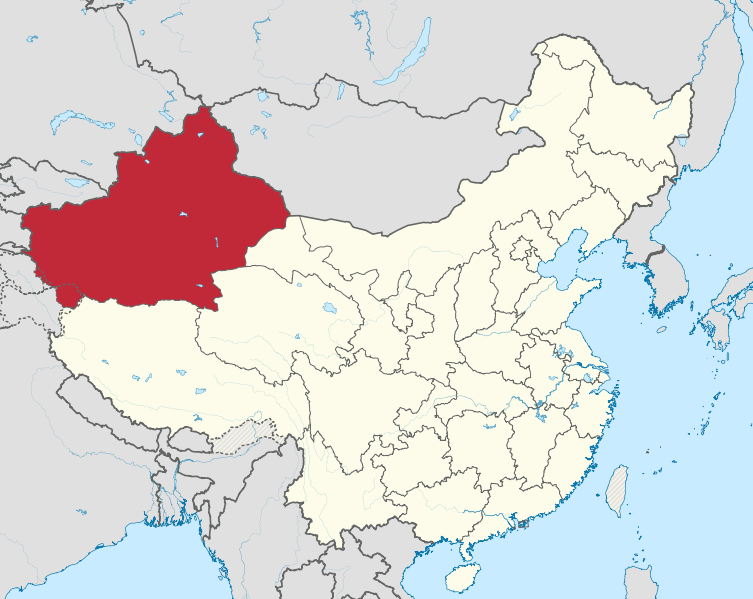 Tập tin:Xinjiang in China (de-facto) (+all claims hatched).svg