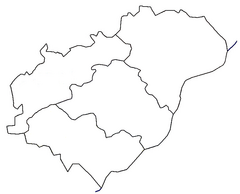 Mapa lokalizacyjna kraju zlińskiego
