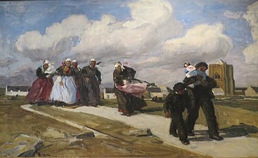 Uma rajada de vento no Museu Pushkin