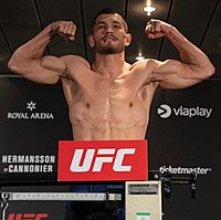 Mahmud Muradov vor dem Kampf UFC