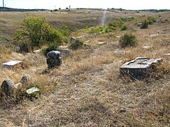 Alter Karäer-Friedhof auf dem Tepe-Oba