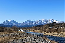 大谷橋から望む日光表連山