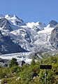 Blick auf den Morteratschgletscher