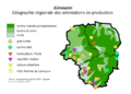 Carte régionale des orientations de production agricole en Limousin (20 juin 2010)