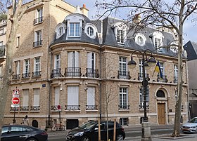 Vue de la mission diplomatique