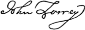 signature de John Torrey