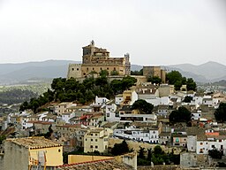 Vy över Caravaca de la Cruz