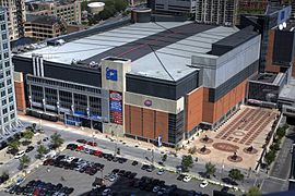 Exterior of Bell Centre arena, as photographed in 2013